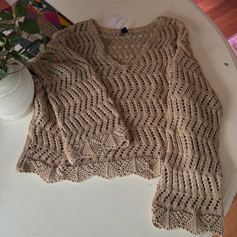 Bell sleeve sweater
